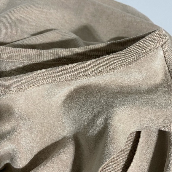 Calvin Klein Faux Suede Drape Vest - Picture 5 of 8